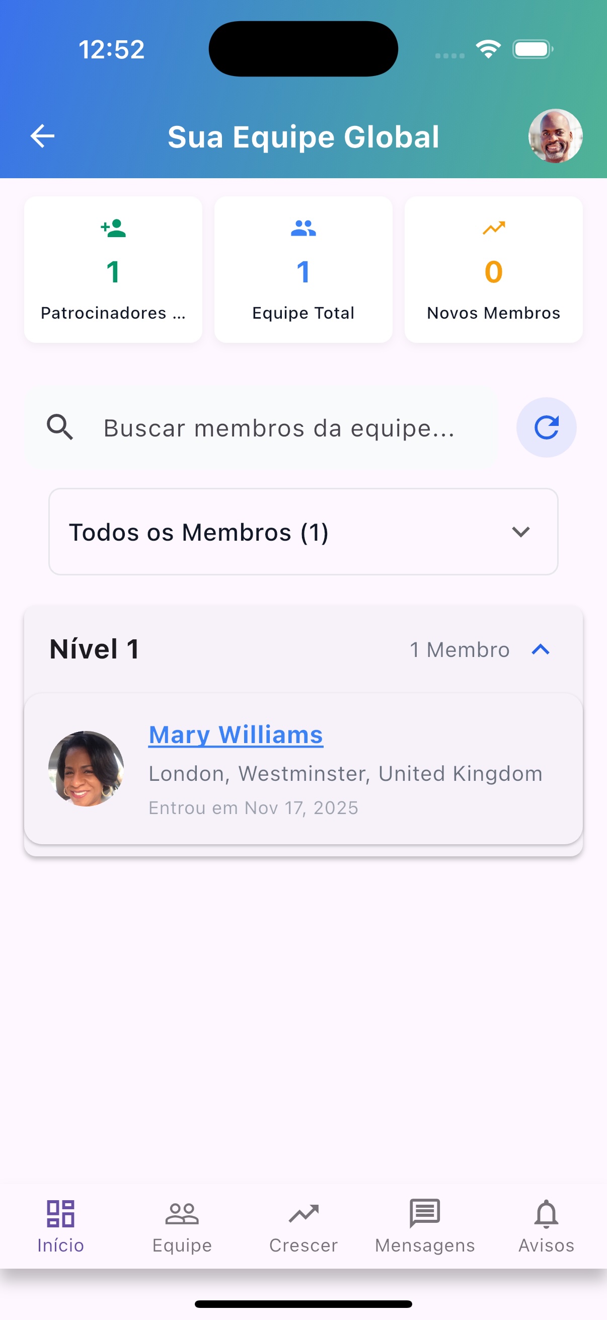 Veja sua equipe global em mais de 120 países com ferramentas poderosas de pesquisa e filtragem